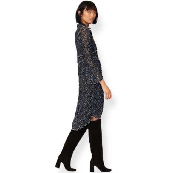 Anna Sui Posies Mesh Dress Size Medium - Picture 10 of 15